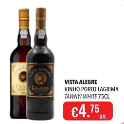 Central Cash Vista alegre vinho porto lagrima promoção