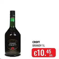 Central Cash Croft brandy promoção