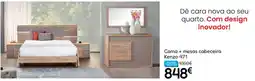 Hiper Centro do Móvel Cama + mesas cabeceira Kenzo 471 promoção
