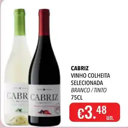 Central Cash cabriz vinho colheita selecionada branco / tinto promoção