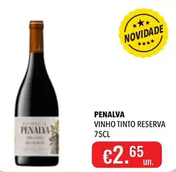 Central Cash Penalva vinho tinto reserva promoção