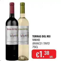 Central Cash Terras del Rei vinho branco / tinto promoção