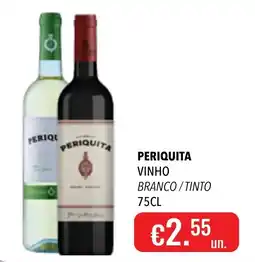 Central Cash Periquita vinho branco / tinto promoção