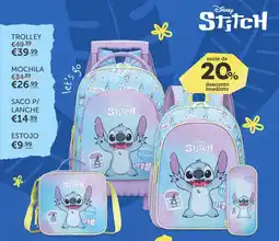 Note! Disney Stitch mochila promoção