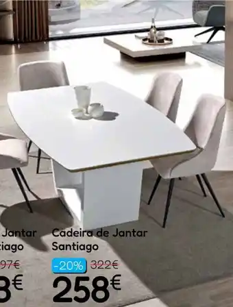 Hiper Centro do Móvel Cadeira de Jantar Santiago promoção