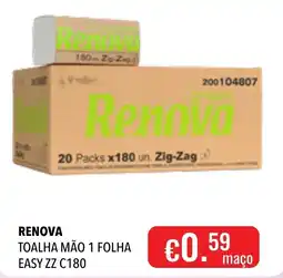 Central Cash renova toalha mão 1 folha easy zz c180 promoção