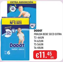 Central Cash Dodot fralda bebe seco extra promoção