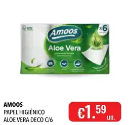 Central Cash amoos papel higiênico aloe vera deco c/6 promoção