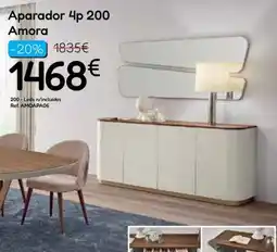 Hiper Centro do Móvel Aparador 4p 200 Amora promoção