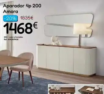 Hiper Centro do Móvel Aparador 4p 200 Amora promoção