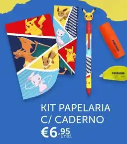 Note! Kit papelaria c/ caderno promoção