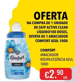 Central Cash Comfort amaciador roupa essência azul promoção