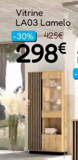 Hiper Centro do Móvel Vitrine LA03 Lamelo promoção