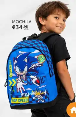 Note! Mochila sonic promoção