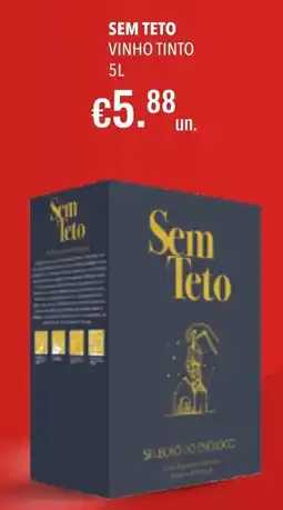 Central Cash Sem Teto vinho tinto promoção