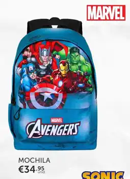Note! Mochila marvel avengers promoção