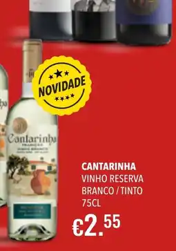Central Cash Cantarinha vinho reserva branco / tinto promoção