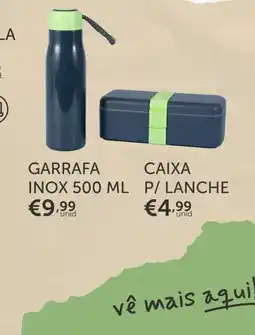 Note! Garrafa inox promoção