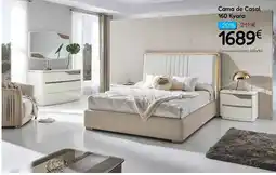 Hiper Centro do Móvel Cama de Casal 160 Kyara promoção
