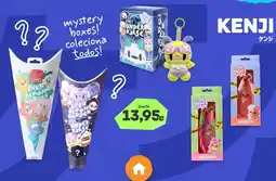 Note! mystery boxes! coleciona todos! promoção