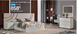 Hiper Centro do Móvel Cama de Casal Meia Lua promoção