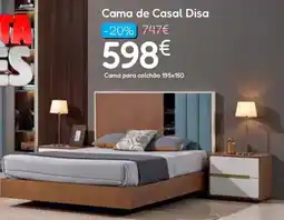 Hiper Centro do Móvel Cama de casal disa promoção