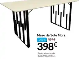 Hiper Centro do Móvel Mesa de Sala Mars promoção