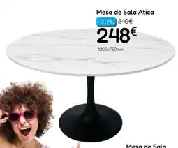 Hiper Centro do Móvel Mesa de Sala Atica promoção