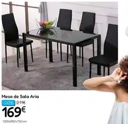 Hiper Centro do Móvel Mesa de Sala Aria promoção