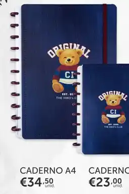 Note! Caderno a4 promoção