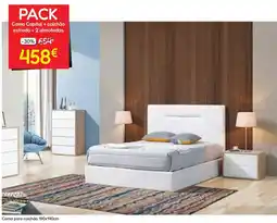 Hiper Centro do Móvel Cama Capital + colchão estrado + 2 almofadas promoção