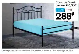Hiper Centro do Móvel Cama de casal london promoção