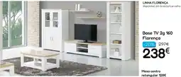 Hiper Centro do Móvel Base tv 2g 160 florença promoção