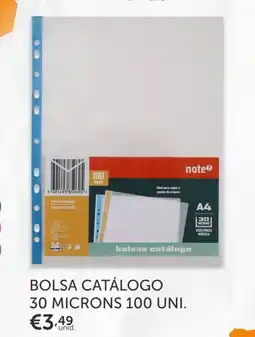 Note! Bolsa catálogo note! promoção