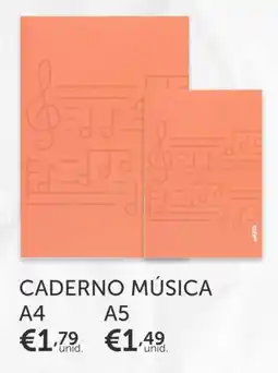 Note! caderno música promoção