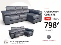 Hiper Centro do Móvel Chaise Longue Cadiz 653 promoção