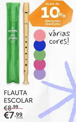 Note! Flauta escolar hohner promoção