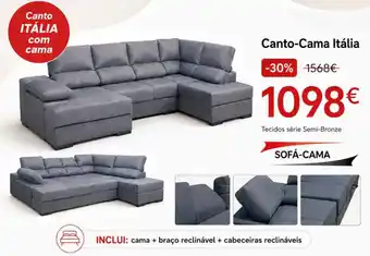 Hiper Centro do Móvel Canto-Cama Itália promoção