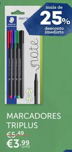 Note! Marcadores triplus promoção