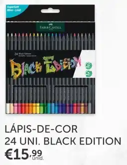 Note! Lápis-de-cor 24 uni. black edition promoção