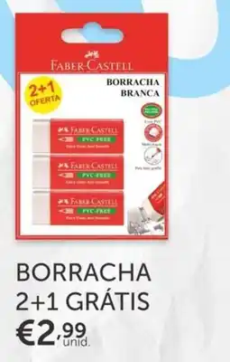 Note! Borracha branca faber-castell promoção