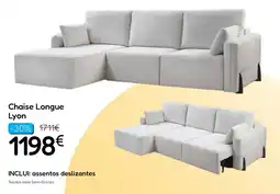 Hiper Centro do Móvel Chaise Longue Lyon promoção