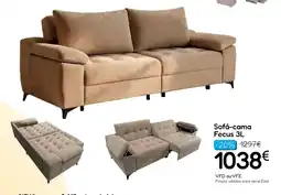 Hiper Centro do Móvel Sofá-cama Fecus 3L promoção
