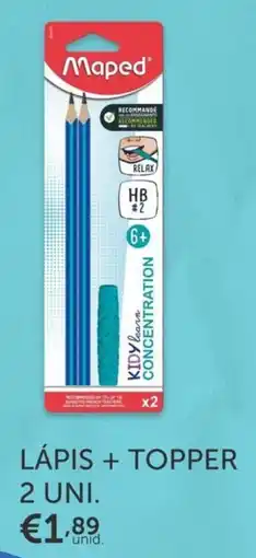Note! Maped lápis + topper promoção