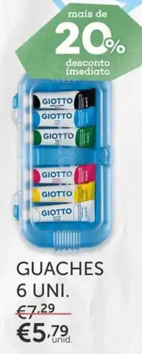 Note! Giotto guaches promoção