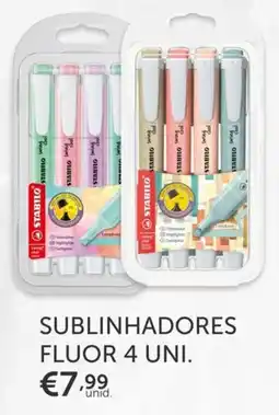 Note! Stabilo sublinhadores fluor promoção