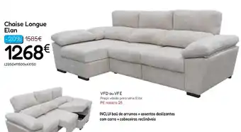 Hiper Centro do Móvel Chaise Longue Elan promoção