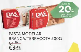 DAS pasta modelar branca/terracota