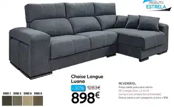 Hiper Centro do Móvel Chaise Longue Luana promoção
