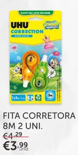 Note! Fita corretora uhucorrection promoção